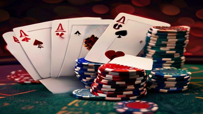 Minh họa luật chơi Poker Texas Hold'em